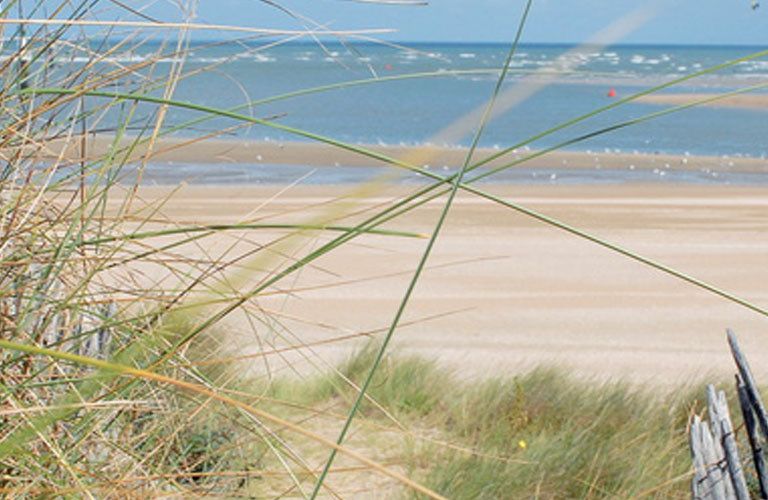 Plage de Cabourg et promenade Marcel Proust