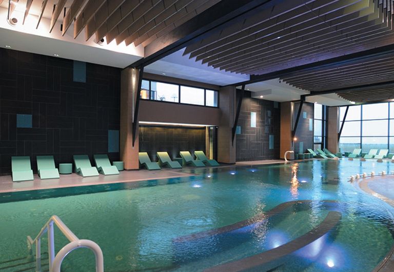 Parcours marin de la thalasso de Cabourg
