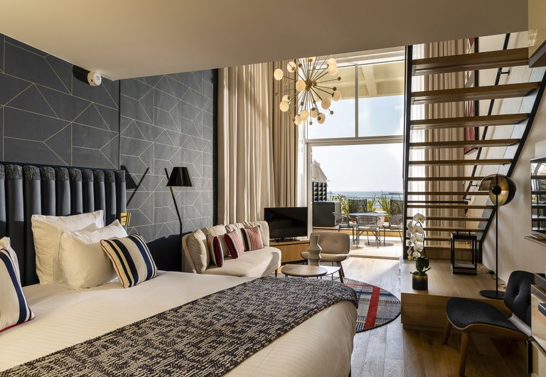 Suite duplex vue mer de l'hôtel Thalazur Saint-Jean-de-Luz